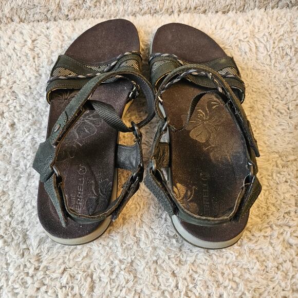 Merrell Women Violotta Sport Walking Strappy‎ Sandals Size 10 Comfort Black - Picture 4 of 6